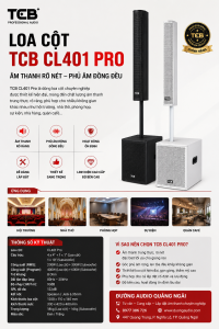 Loa cột TCB CL401 Pro