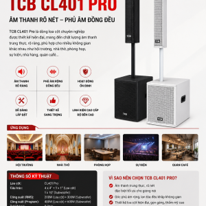 Loa cột TCB CL401 Pro