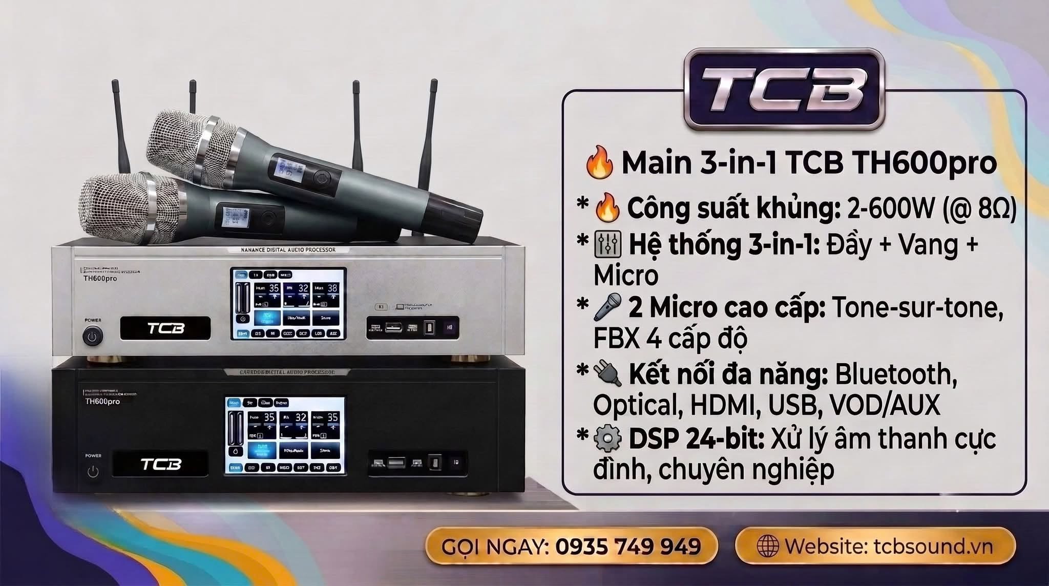 SIÊU PHẨM MAIN 3-IN-1 TCB TH600PRO 2 SIÊU PHẨM MAIN 3-IN-1 TCB TH600PRO